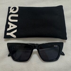 QUAY AUSTRALIA black cat eye sunglasses